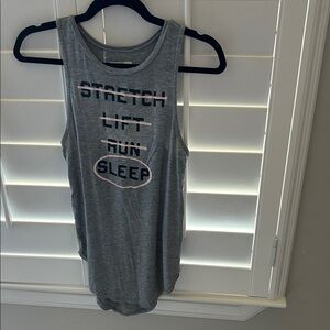 Hollister Heather Gray Graphic Tank Top